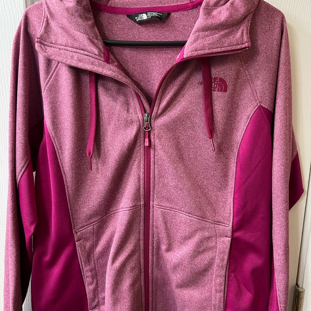 Ladies The North Face Full Zip Hoodie Size L